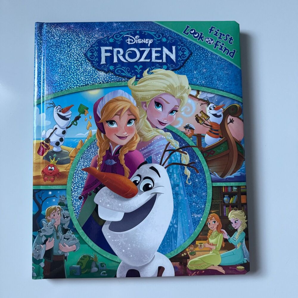 Disney Frozen First Look and Find PI Kids Board Book Elsa Anna Olaf 2015
